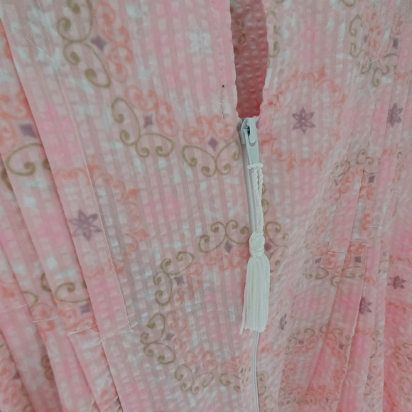 BEAUTIFUL, NWT VTG "MISS ELAINE" LIGHTWEIGHT SUMMER ROBE/SWIM/ BEACH COVER UP! - Picture 3 of 16